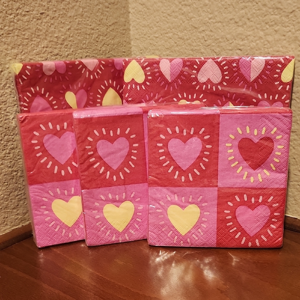 Heart Patterned Napkins